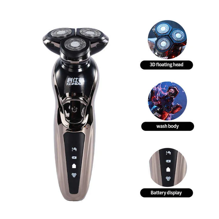 ماكينة حلاقة كهربائية متعددة الوظائف لشفرة . Multifunctional Electric Shaver for Men's Face Razor, Full