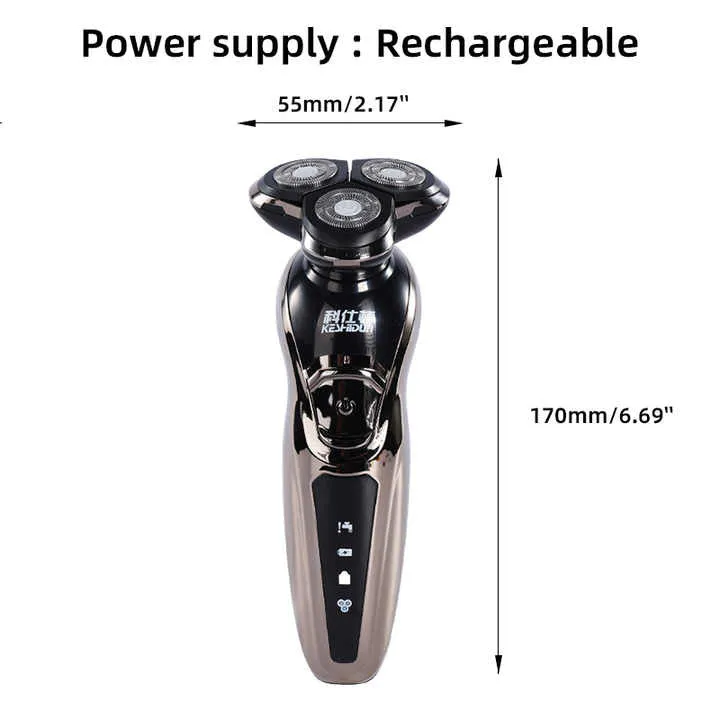 ماكينة حلاقة كهربائية متعددة الوظائف لشفرة . Multifunctional Electric Shaver for Men's Face Razor, Full
