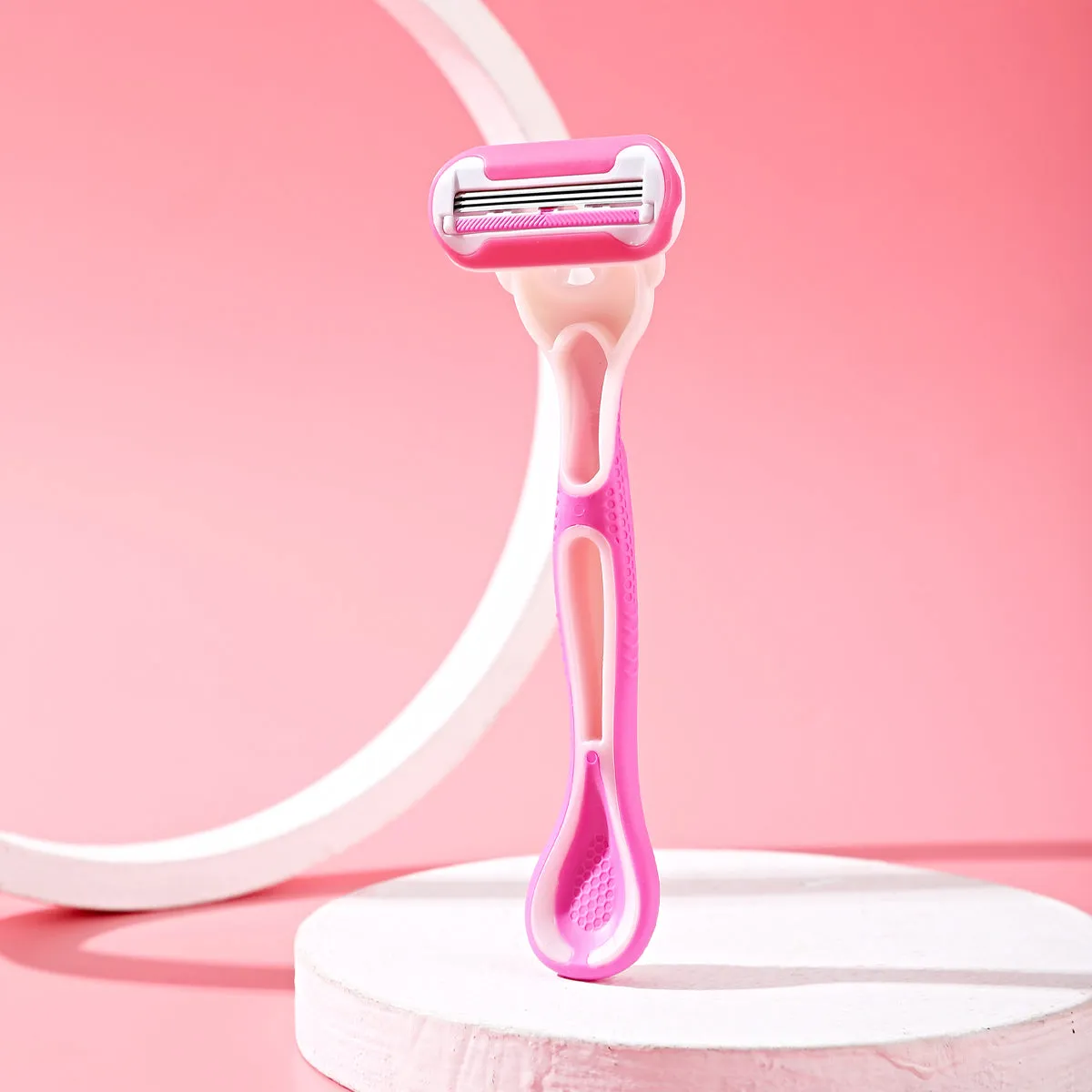 3-Blade Manual Razor for Bikini, Body, Face & Underarm Hair Removal