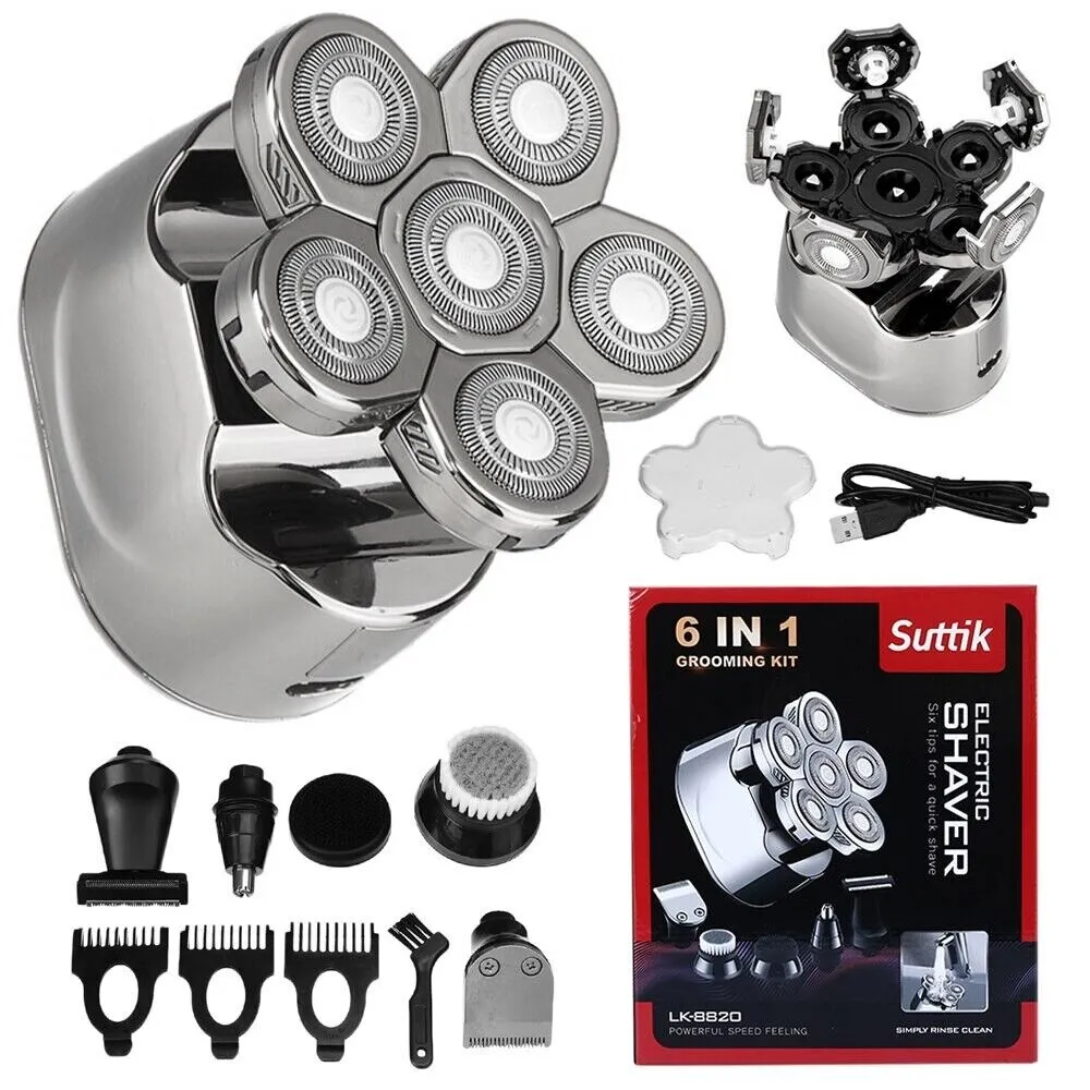 6 in 1 Men's Electric Shaver