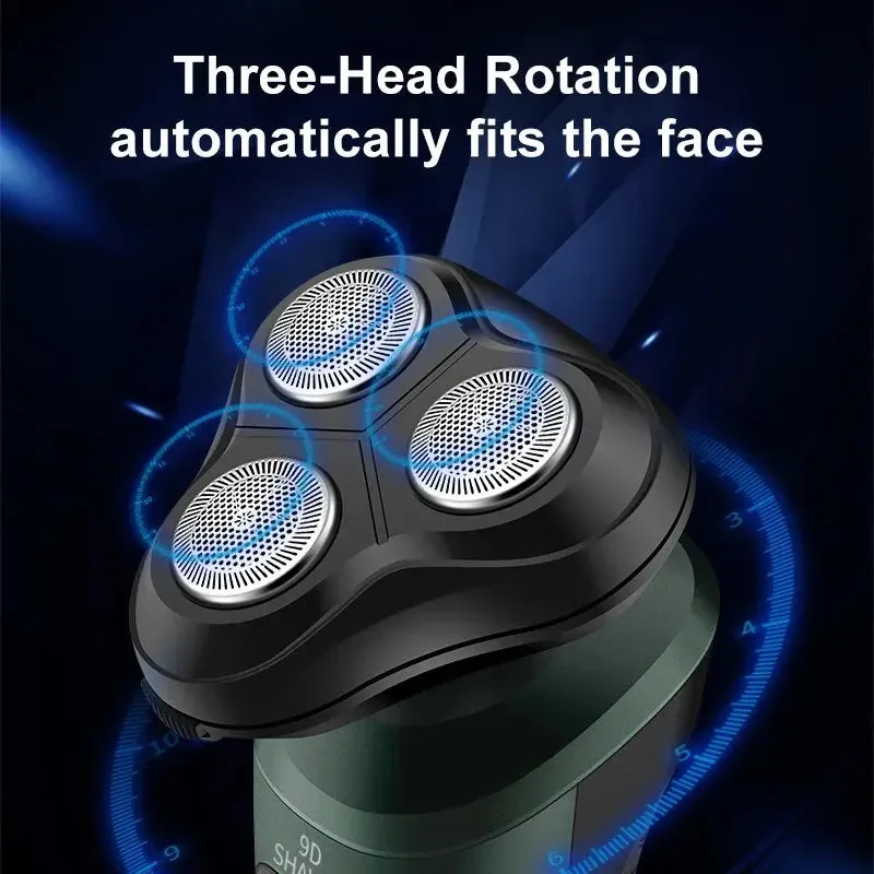 9d Electric Shaver Usb Car Mounted Rechargeable Razor