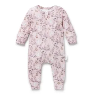 Aster and Oak Bunny Friends Zip Romper