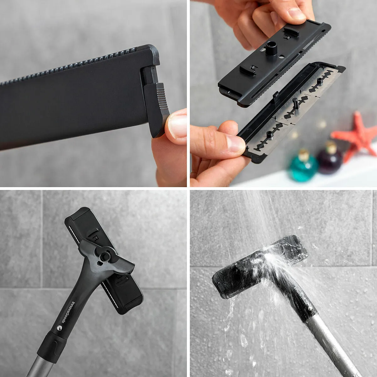 Back and Body Shaver with Extendible Handle Extaver Innovagoods