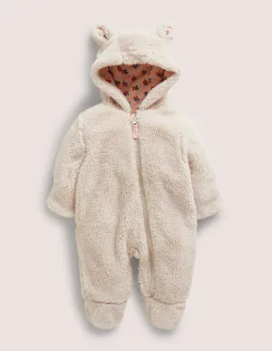 Cosy Bunny Borg All-in-one-Natural