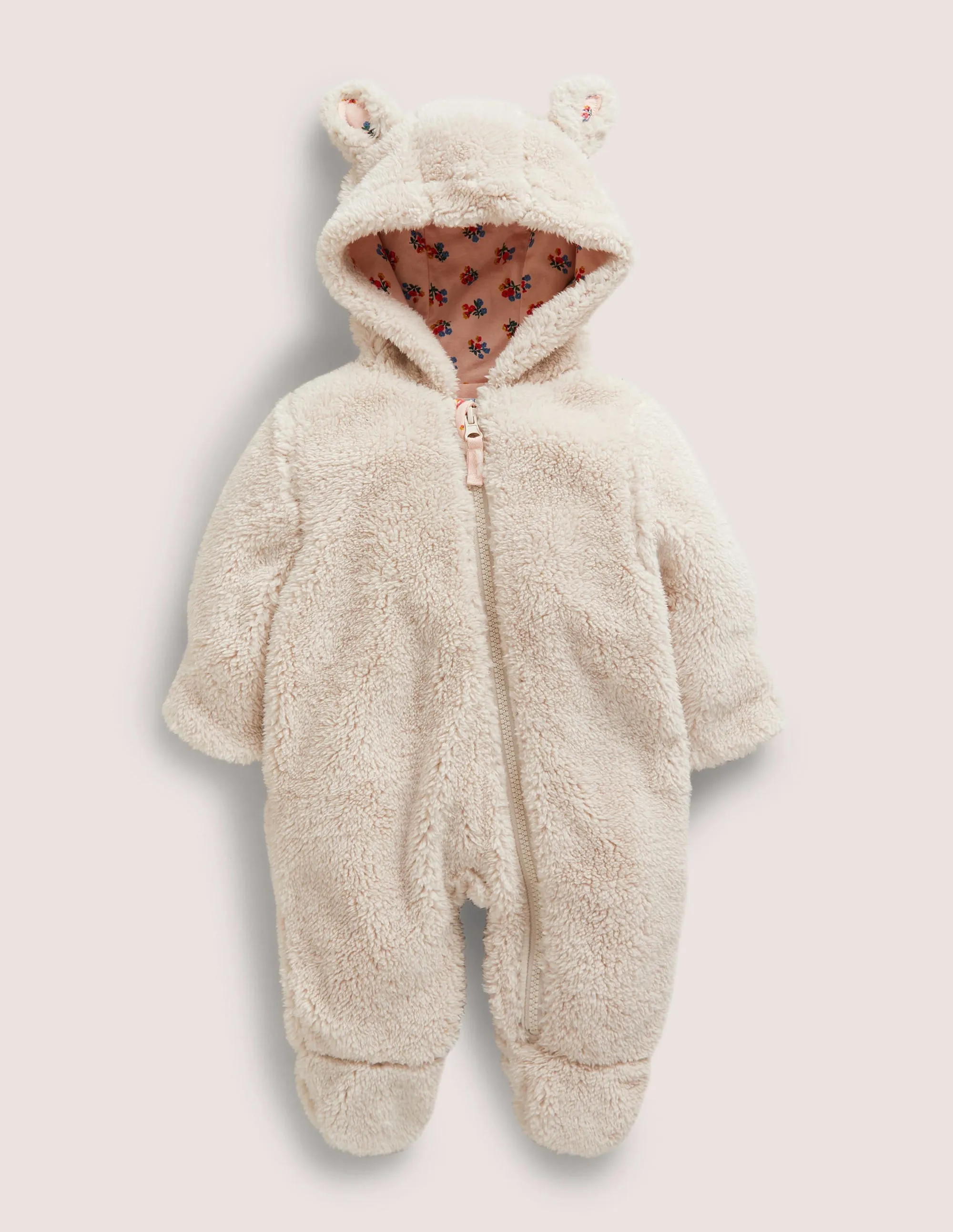 Cosy Bunny Borg All-in-one-Natural