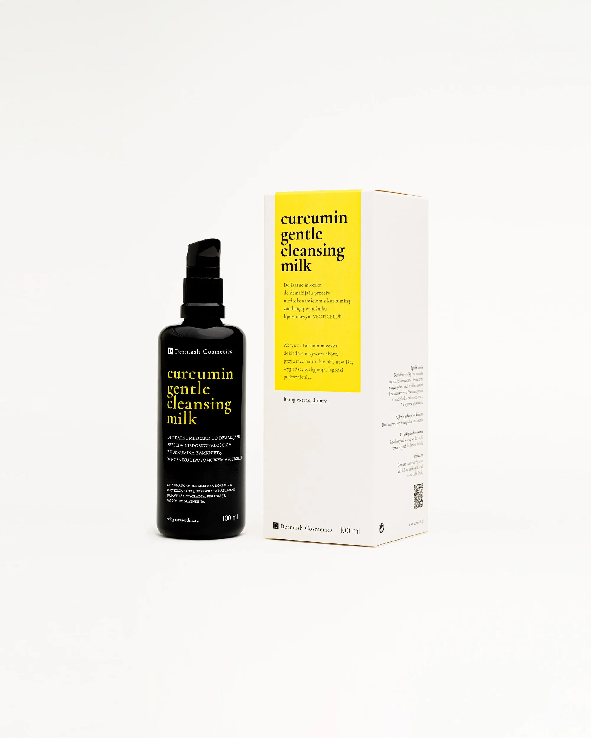 Dermash Cosmetics Gentle cleansing milk with curcumin 100 ml