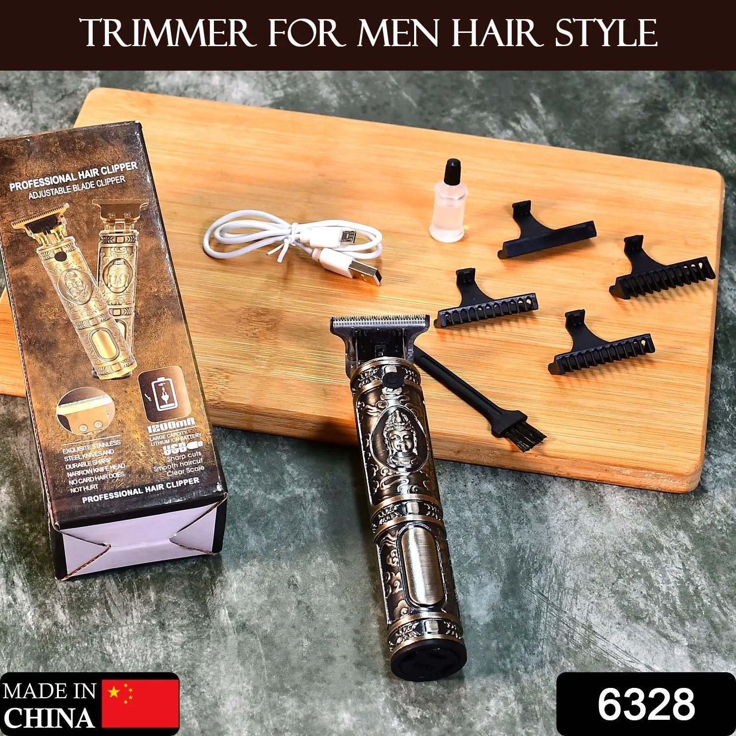 Electric shaving machine dry shaving for men - hair shaving and trimming beard With adjustable blade clipper.