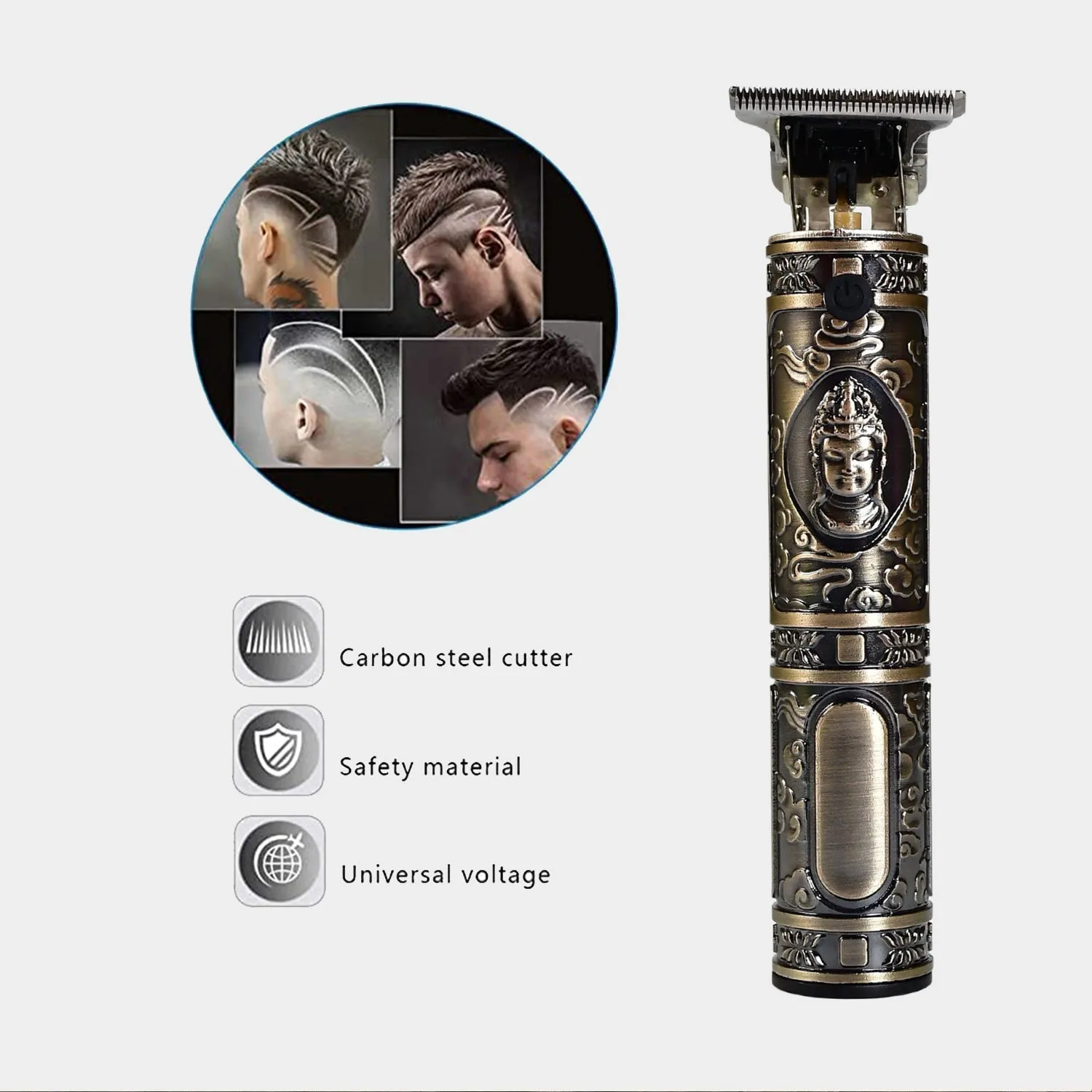 Electric shaving machine dry shaving for men - hair shaving and trimming beard With adjustable blade clipper.