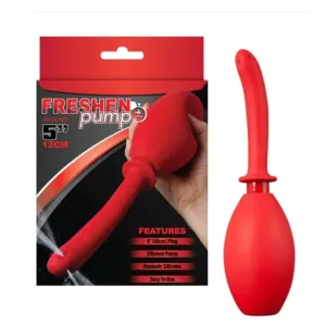 Freshen Douche 5" Silicone Red
