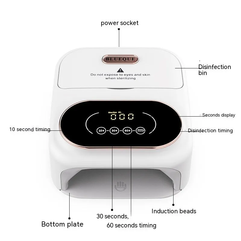 Hot Lamp 148W Efficient Sterilization Nail Phototherapy Machine