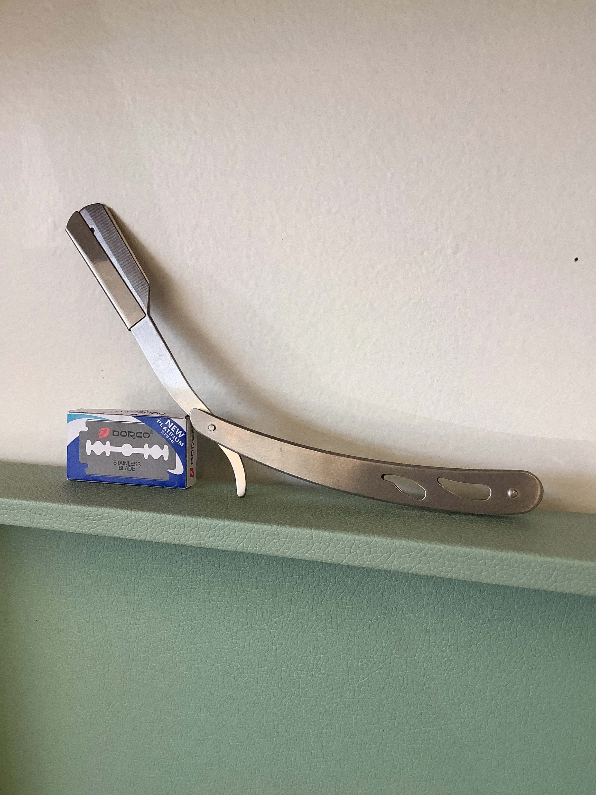 J.A.D Stainless Steel Straight Razor