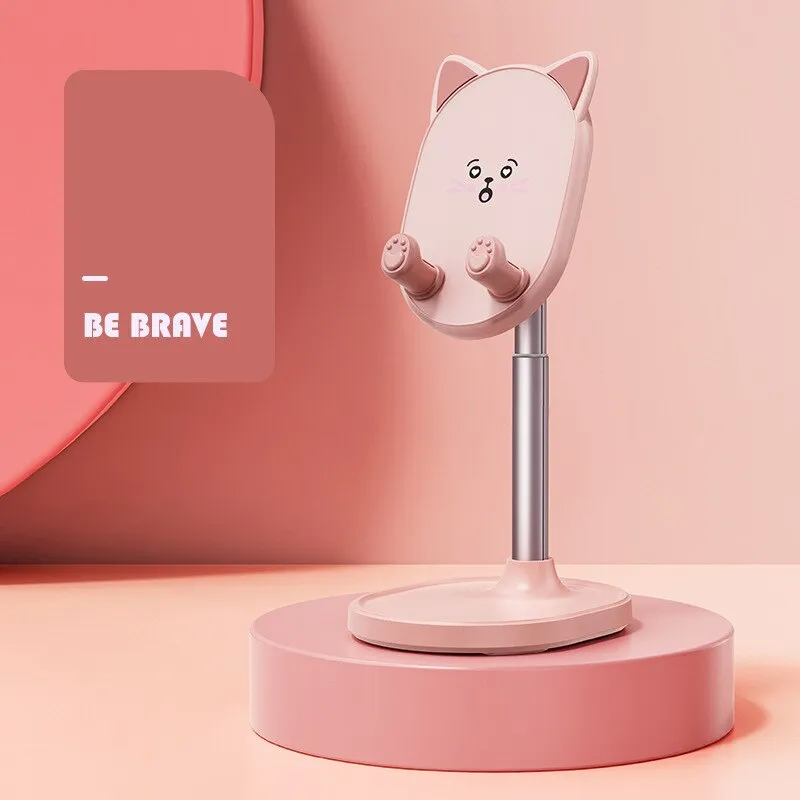 Kawaii Healing Cat Phone Holder