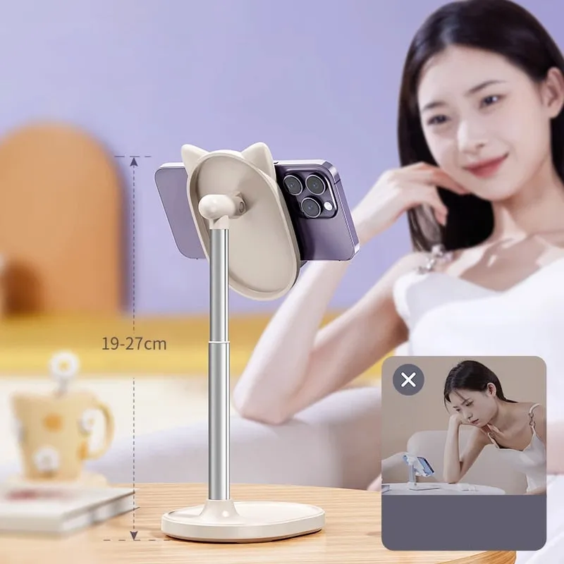 Kawaii Healing Cat Phone Holder