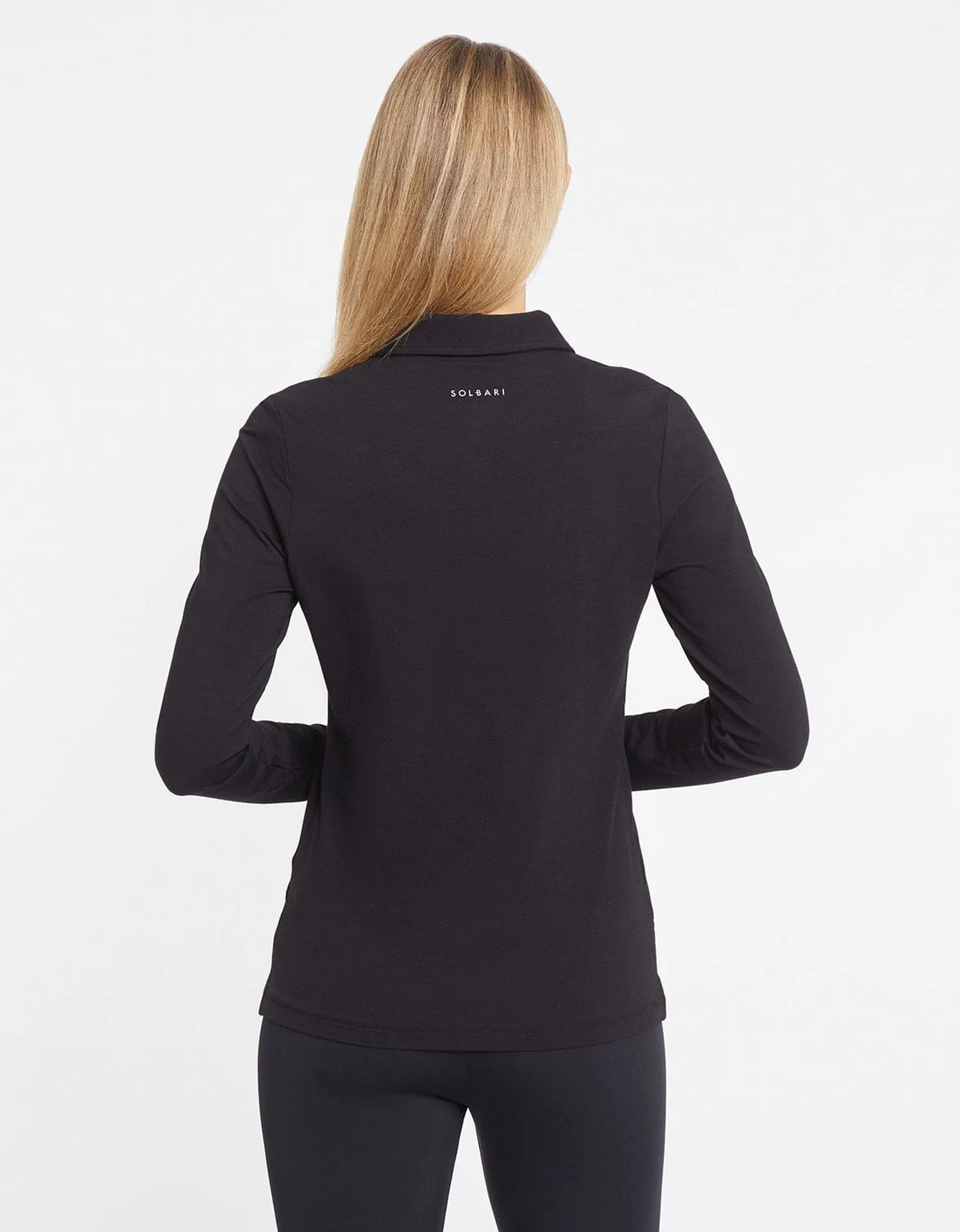 Long Sleeve Polo Shirt UPF 50  Sensitive Collection