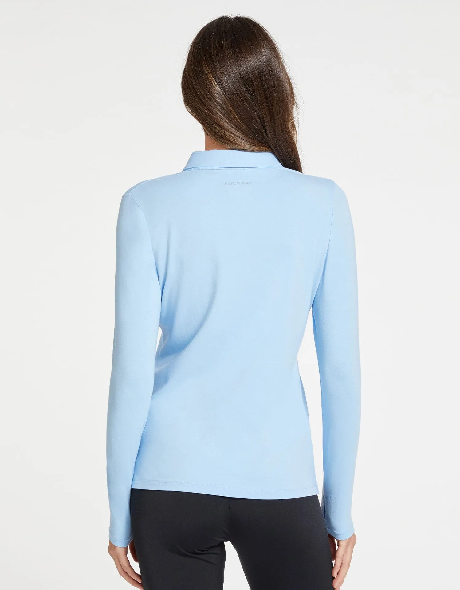 Long Sleeve Polo Shirt UPF 50  Sensitive Collection