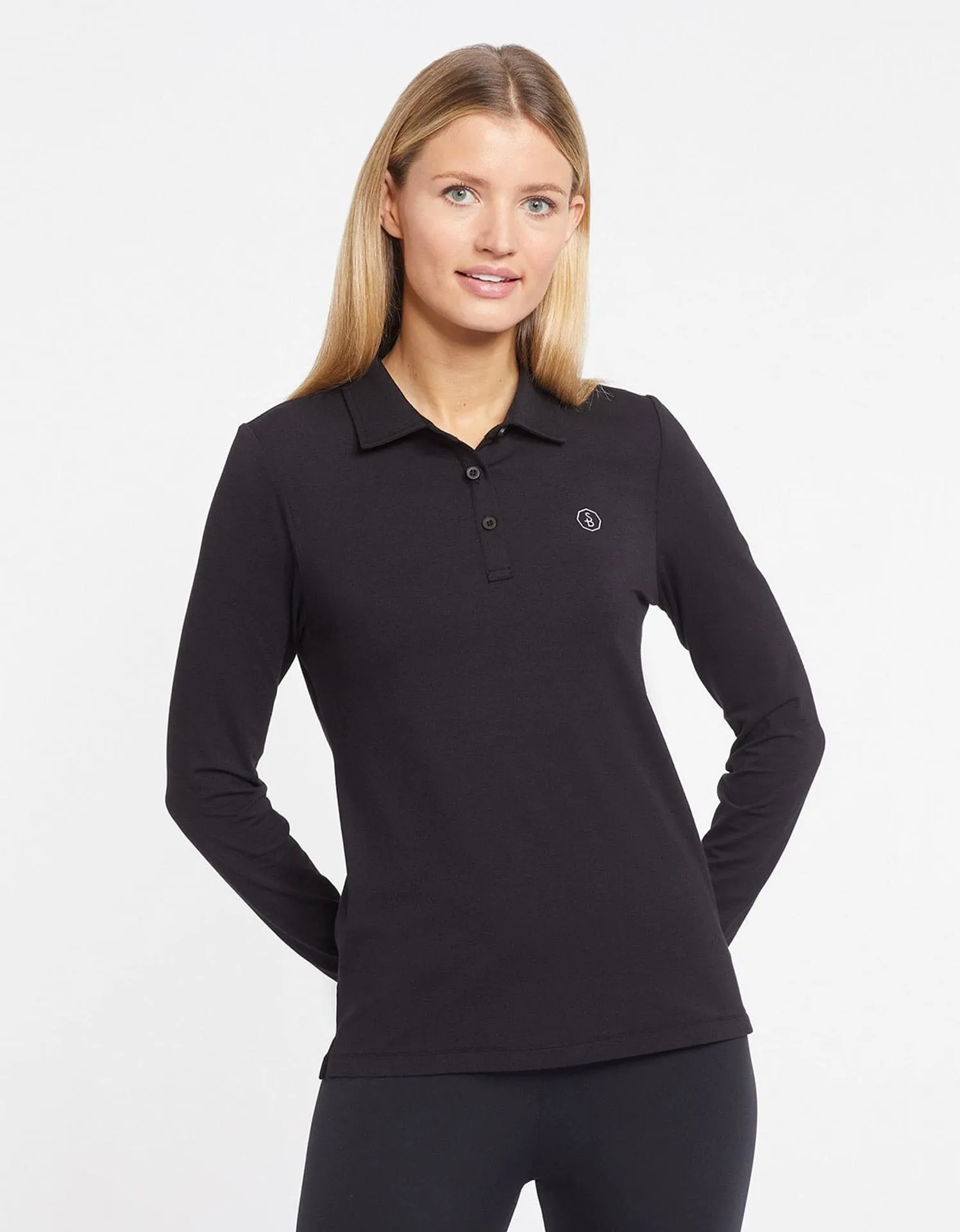 Long Sleeve Polo Shirt UPF 50  Sensitive Collection