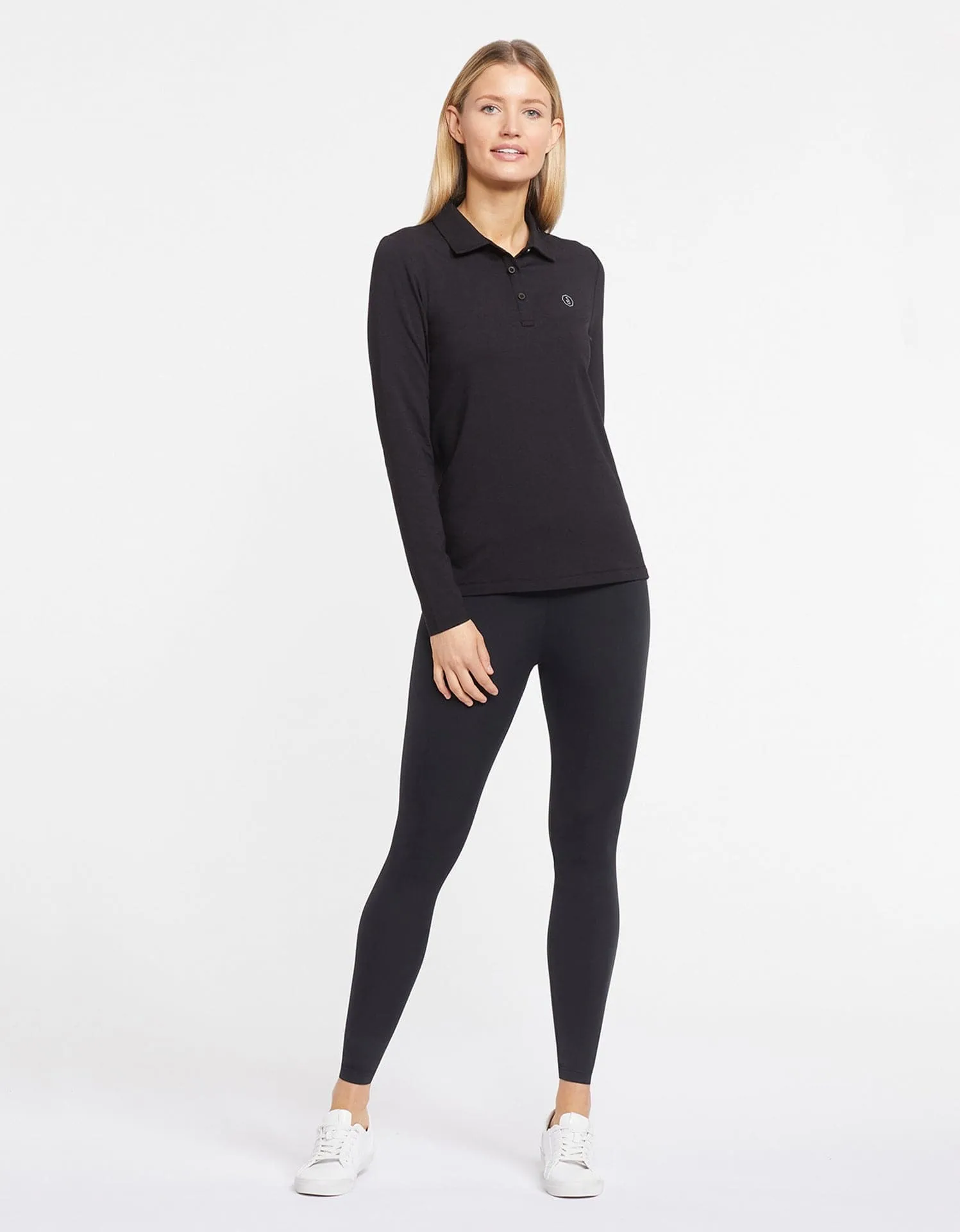 Long Sleeve Polo Shirt UPF 50  Sensitive Collection