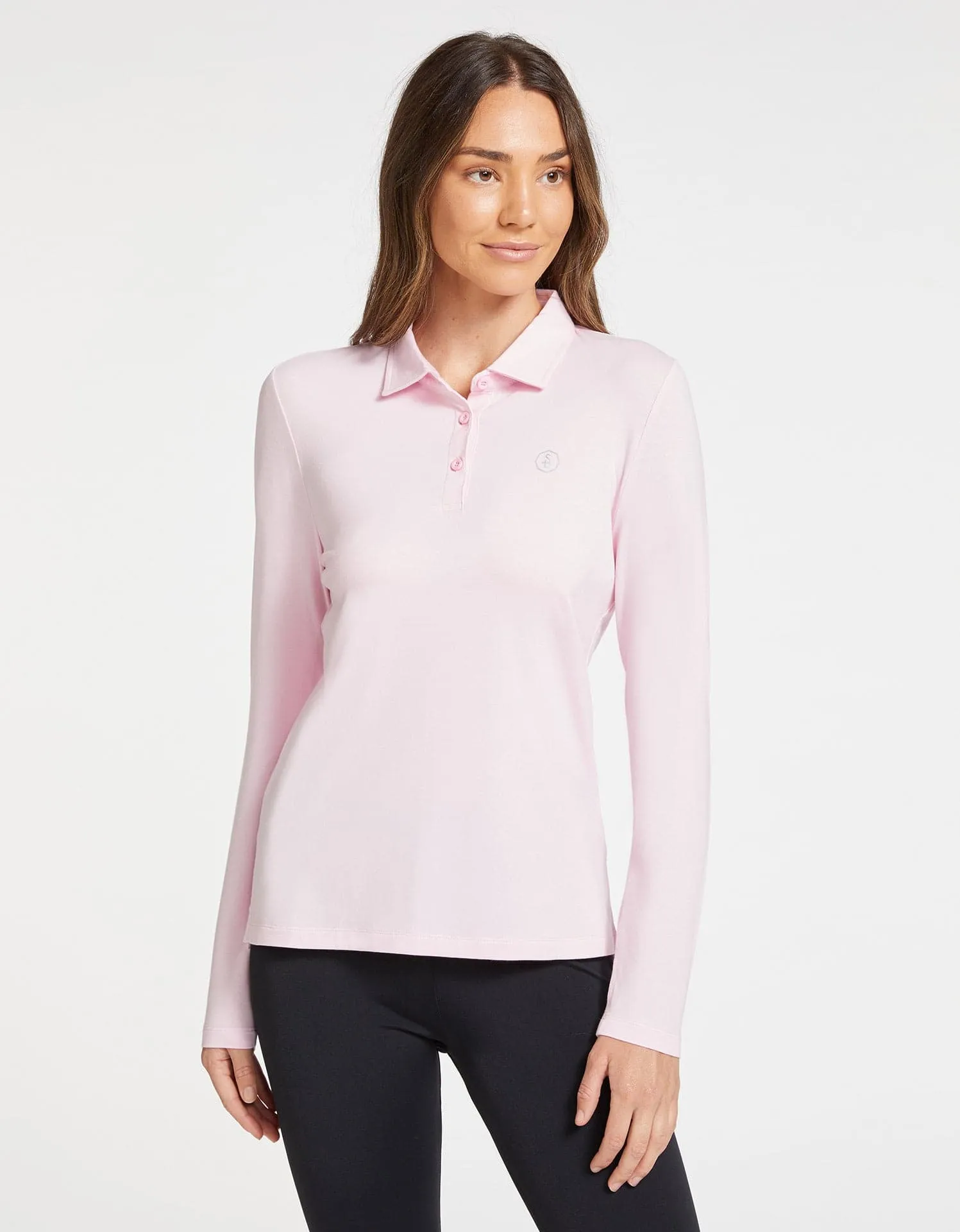 Long Sleeve Polo Shirt UPF 50  Sensitive Collection