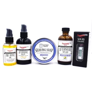Men's 5 Piece Deluxe Shave Gift Set in Lavender