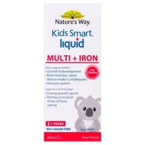 Natures Way Kids Smart Liquid Multi   Iron