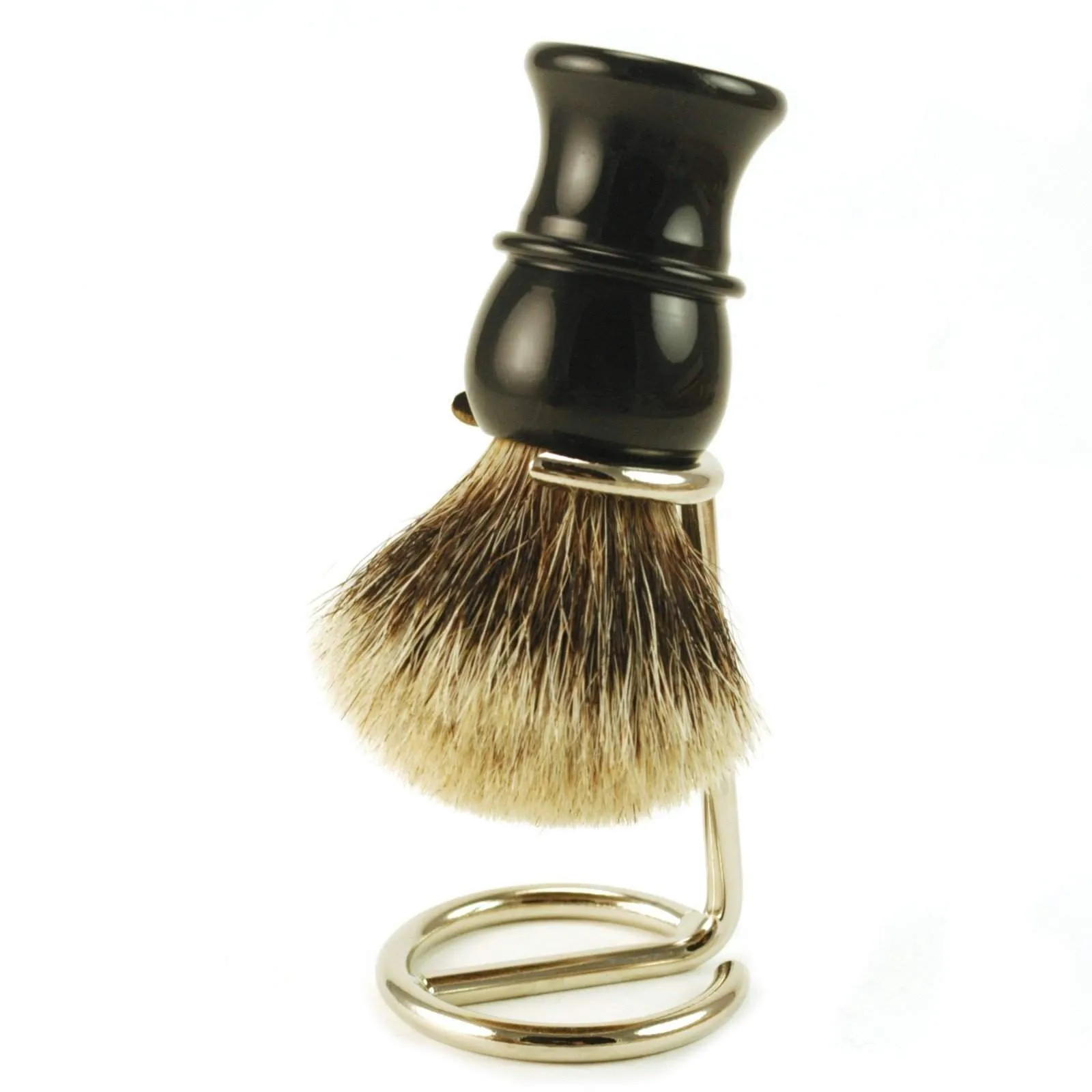 Shaving Brush Stand Nickel