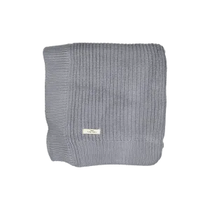 The Chunky Knit Blanket - Slate