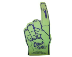 WWF MACHO MAN FOAM FINGER