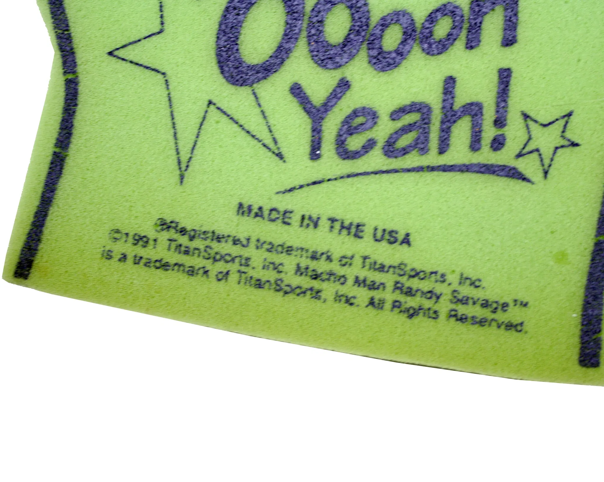 WWF MACHO MAN FOAM FINGER
