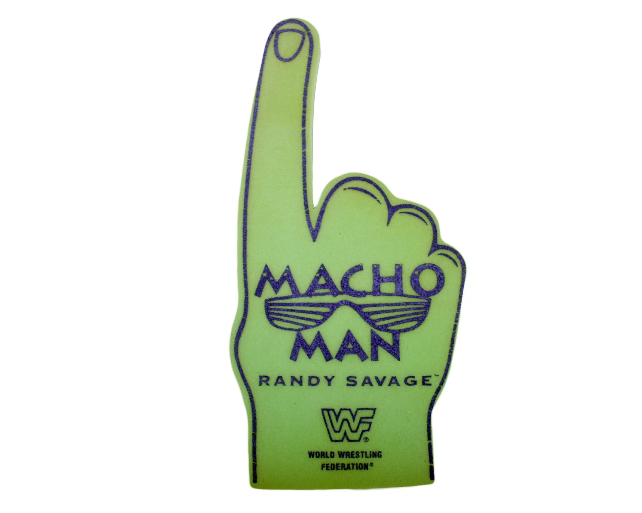 WWF MACHO MAN FOAM FINGER